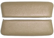 1964 ARM REST PADS, REAR, BEL AIR, FAWN